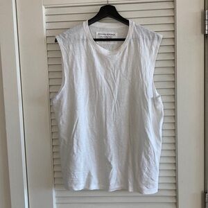 Banana Republic White Tank Top Size M.